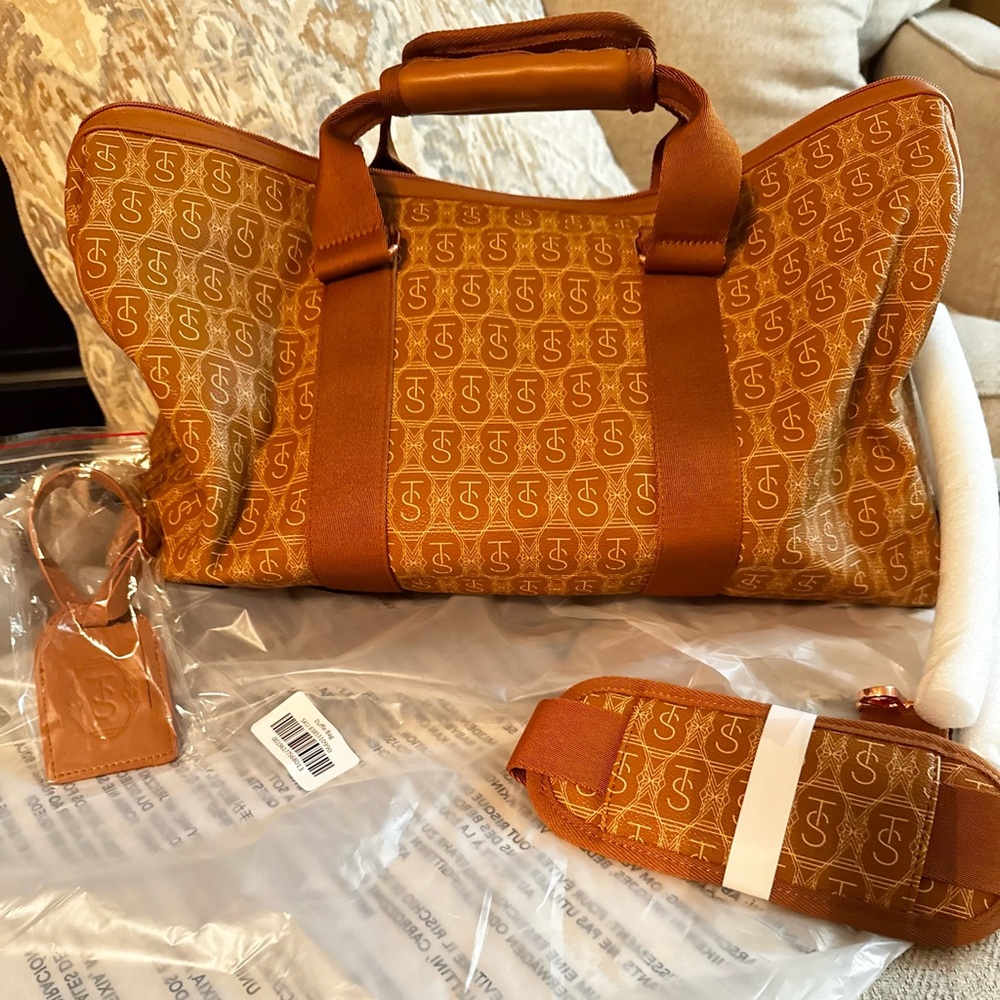 Taylor Swift The Life of a Showgirl TS Monogram Duffel Bag Brand New!